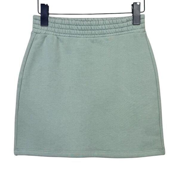 NEW Reformation Newport Sweat Skirt Celadon Size XS - Picture 4 of 7